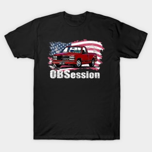 OBS Obsession Chevy C/K trucks General Motors 1988 and 1998 pickup trucks, heavy-duty trucks square body Old body style T-Shirt